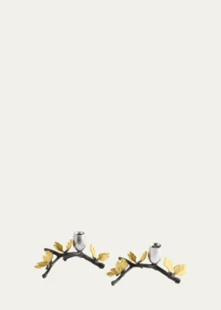 Michael AramButterfly Ginkgo Candleholders Low S/2