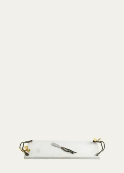 Michael AramButterfly Ginkgo Small Cheese Board with Knife