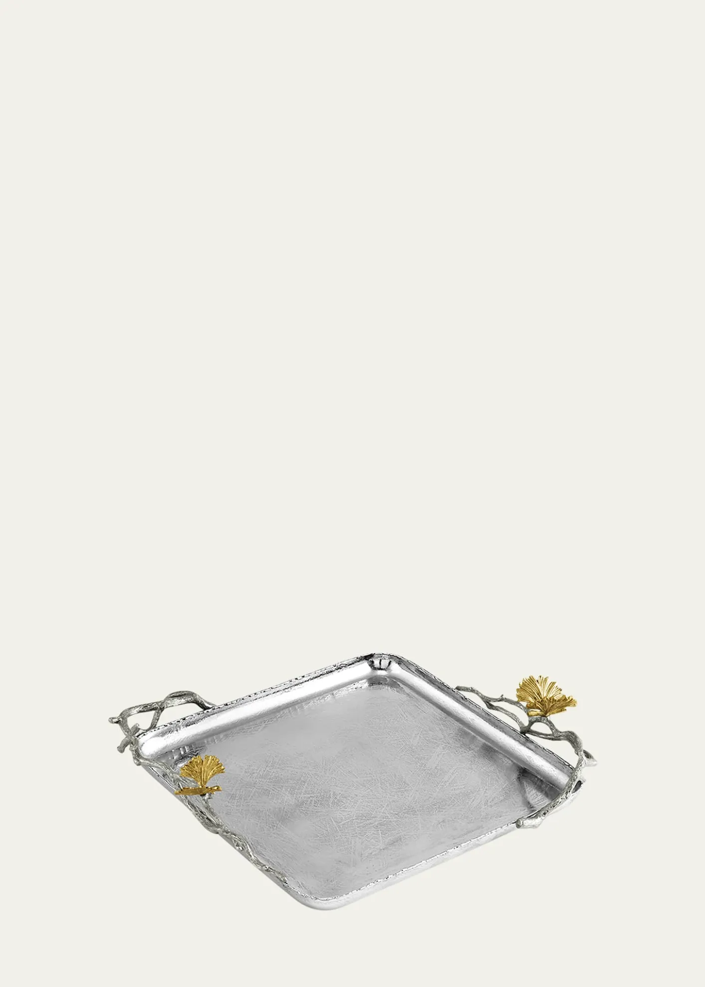 Michael AramButterfly Ginkgo Luxe Matzah Plate