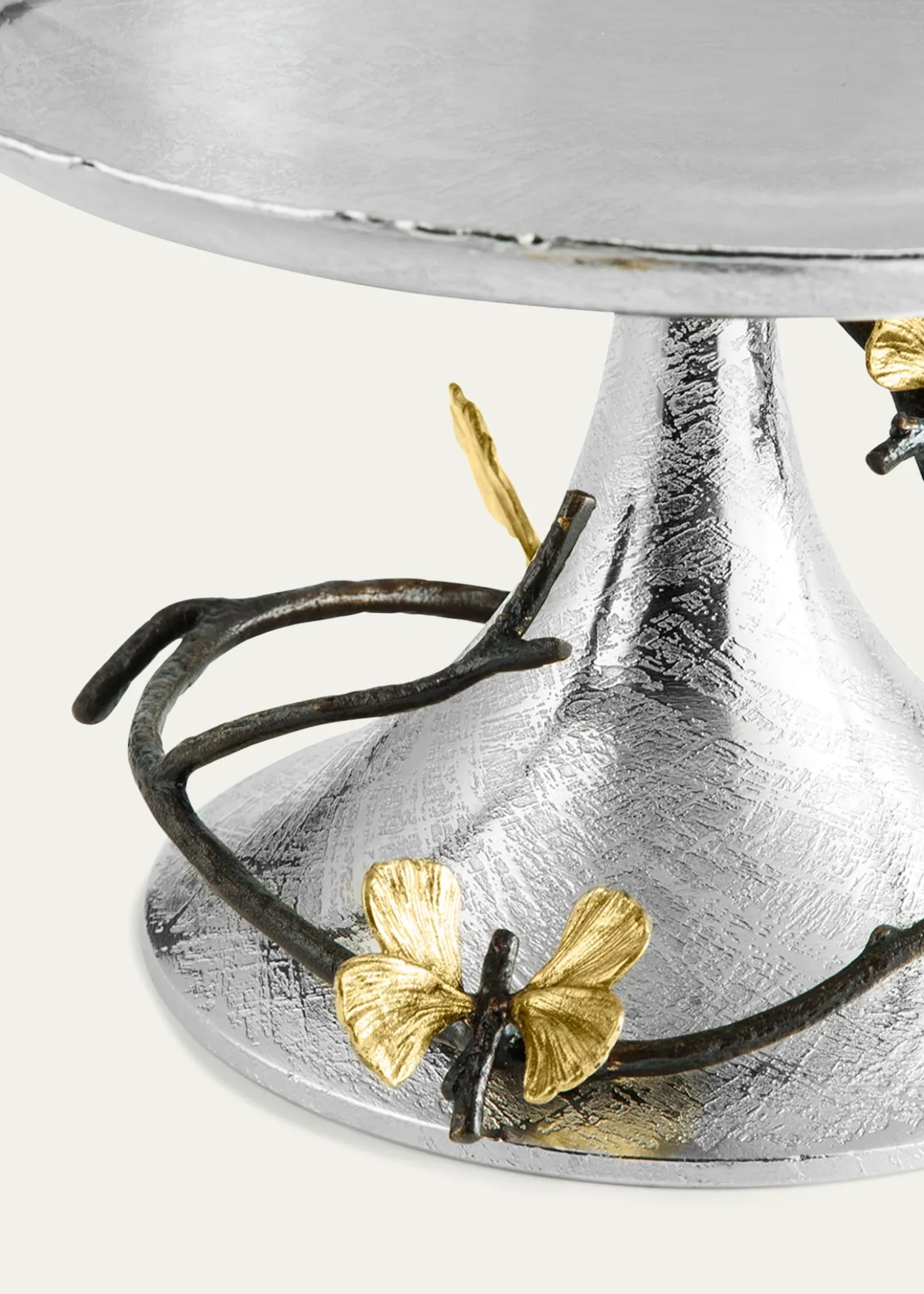 Michael AramButterfly Ginkgo Pastry Dish with Dome