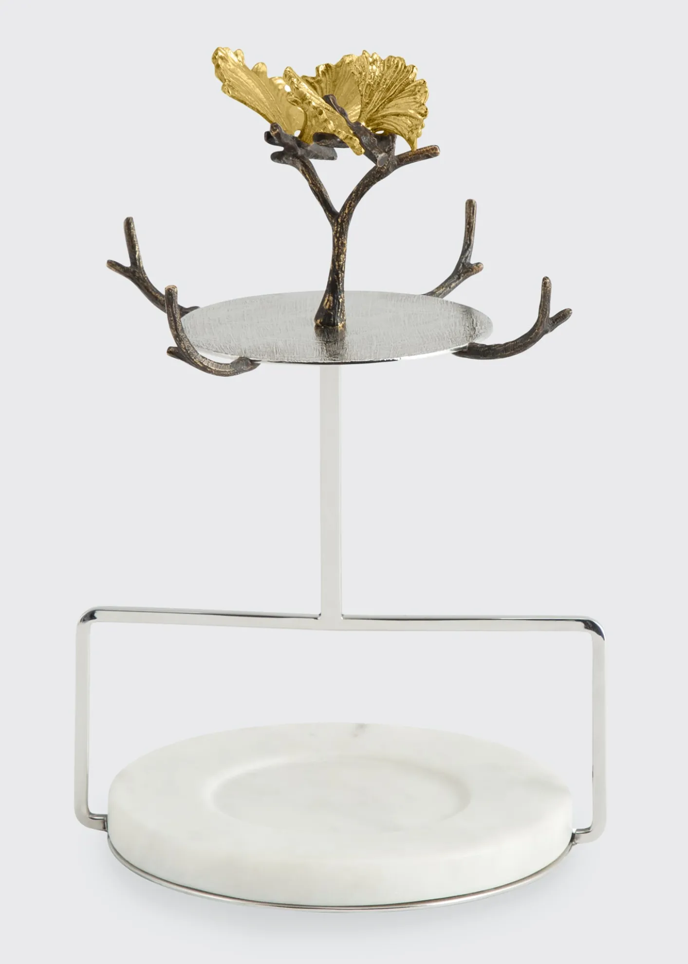 Michael AramButterfly Ginkgo Demitasse Set with Stand