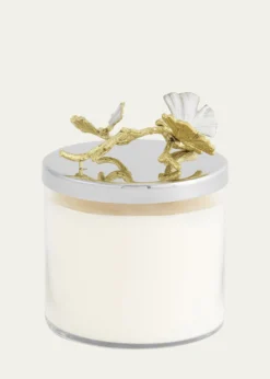 Michael AramButterfly Ginkgo White & Gold Candle