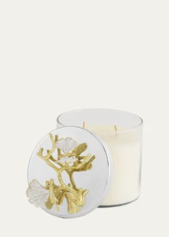 Michael AramButterfly Ginkgo White & Gold Candle