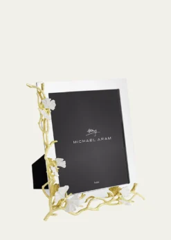 Michael AramButterfly Ginkgo White and Gold Frame, 8