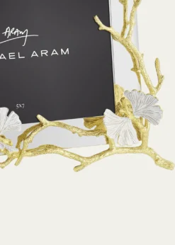 Michael AramButterfly Ginkgo White and Gold Frame, 5