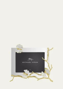 Michael AramButterfly Ginkgo White and Gold Frame, 5