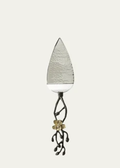 Michael AramGold Orchid Cake Server