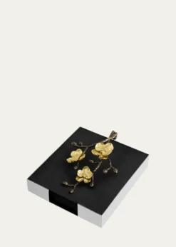 Michael AramGold Orchid Dinner Napkin Holder