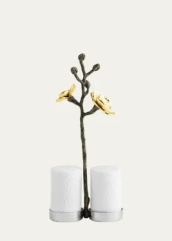 Michael AramGold Orchid Salt and Pepper Set