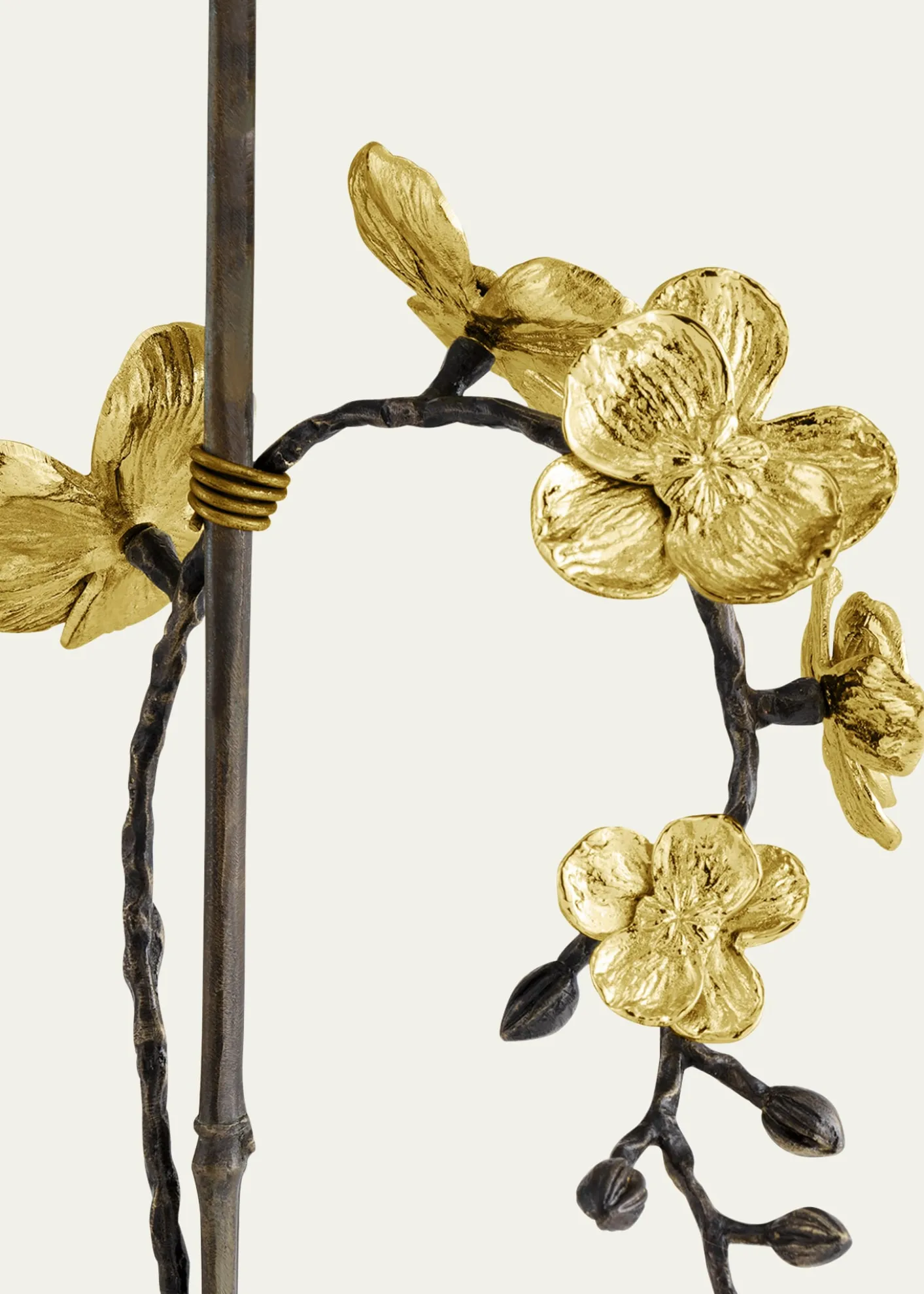 Michael AramGold Orchid Small Stem Sculpture