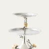 Michael AramGold Orchid Two-Tier Etagere