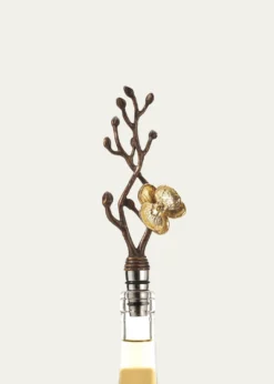 Michael AramGold Orchid Wine Stopper