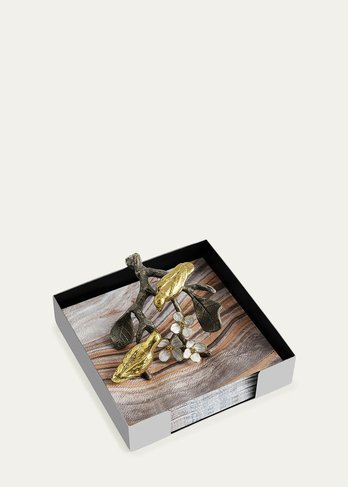 Michael AramLovebirds Cocktail Napkin Holder