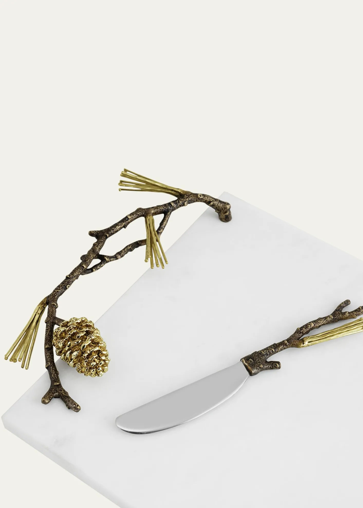 Michael AramPine Cone Cheeseboard with Knife