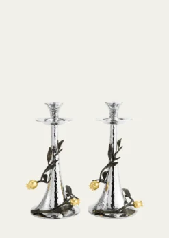 Michael AramPomegranate Candleholders, Set of Two
