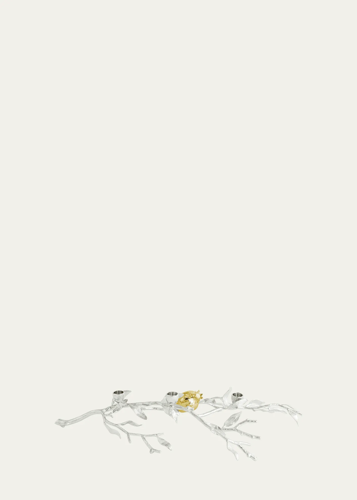 Michael AramPomegranate Silver & Gold Low Candleholders