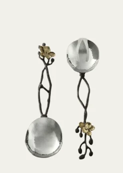 Michael AramTwo-Piece Gold Orchid Serving Set