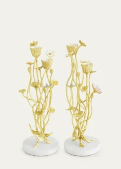 Michael AramWildflowers Candleholders, Set of 2