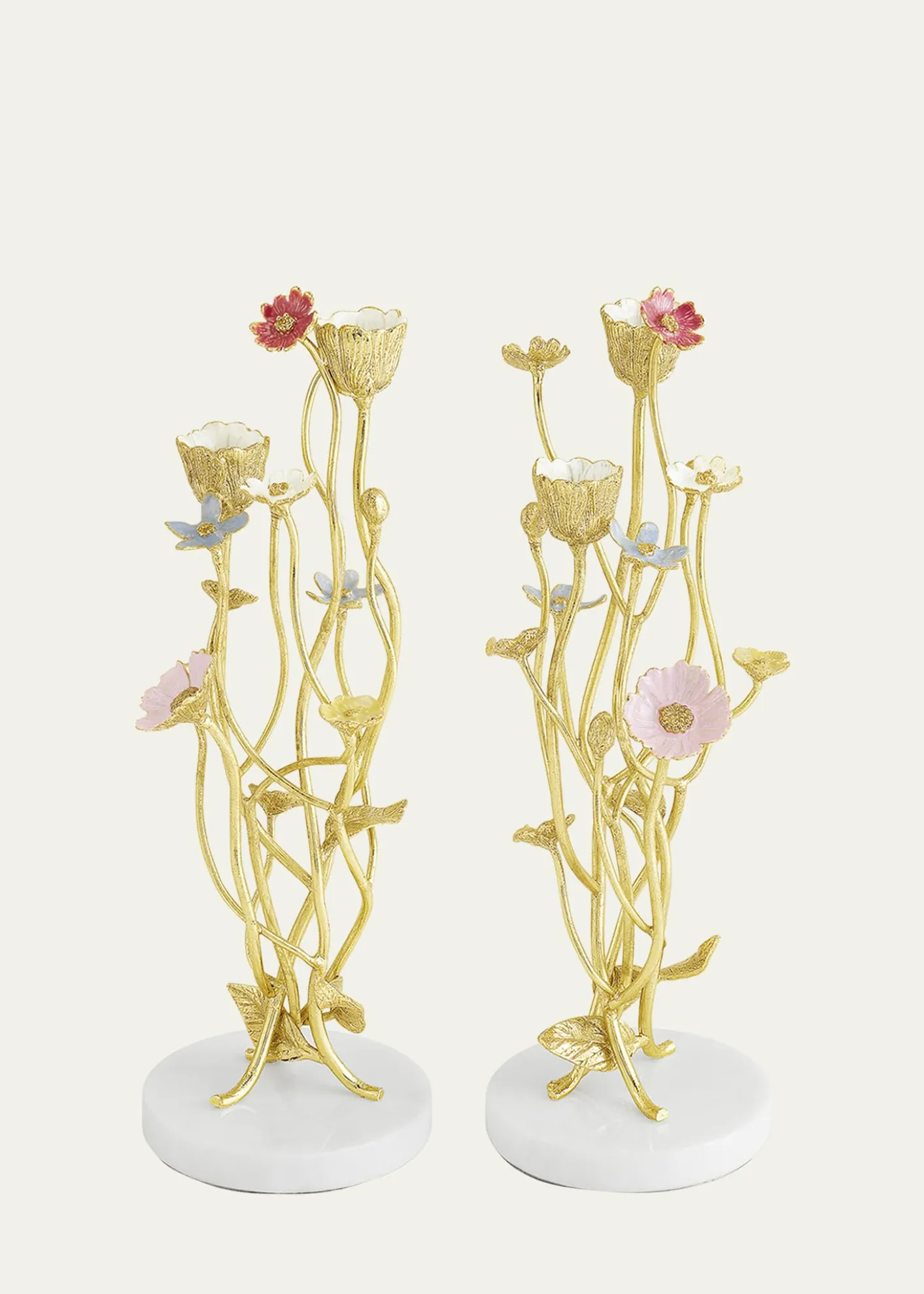 Michael AramWildflowers Candleholders, Set of 2