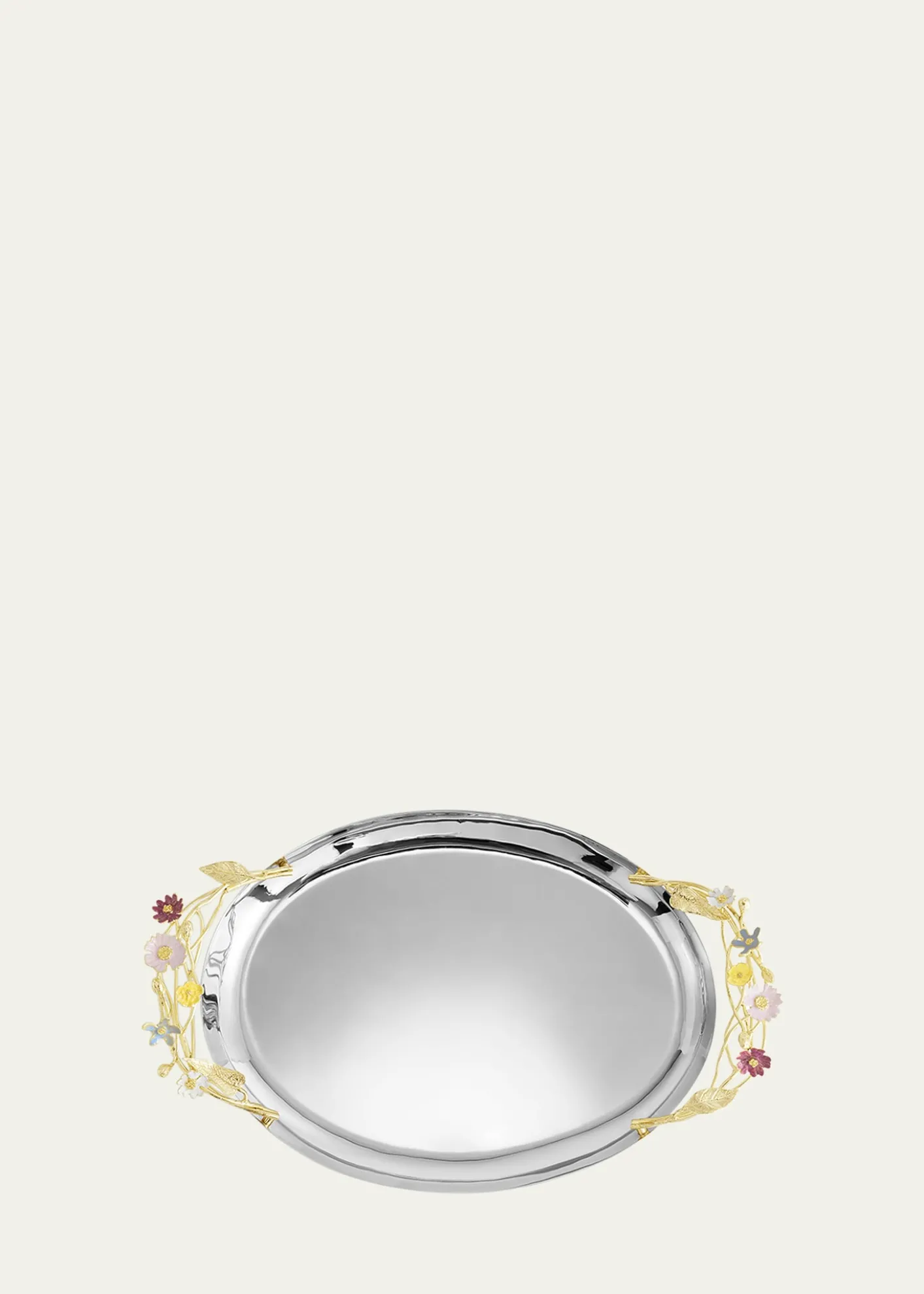 Michael AramWildflowers Oval Tray