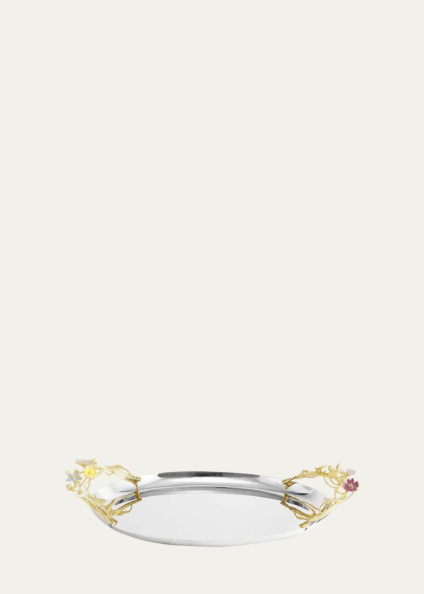 Michael AramWildflowers Oval Tray