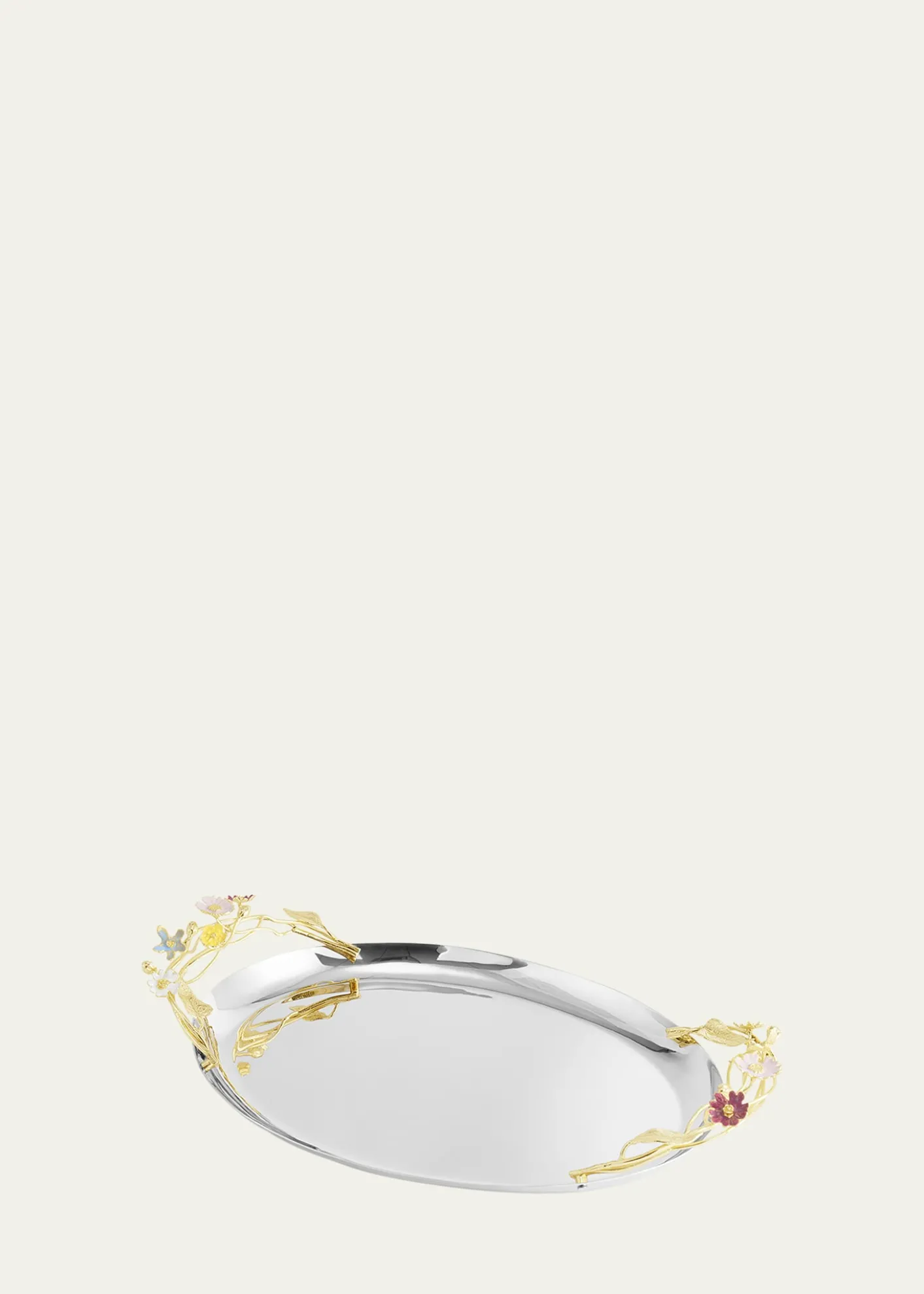 Michael AramWildflowers Oval Tray