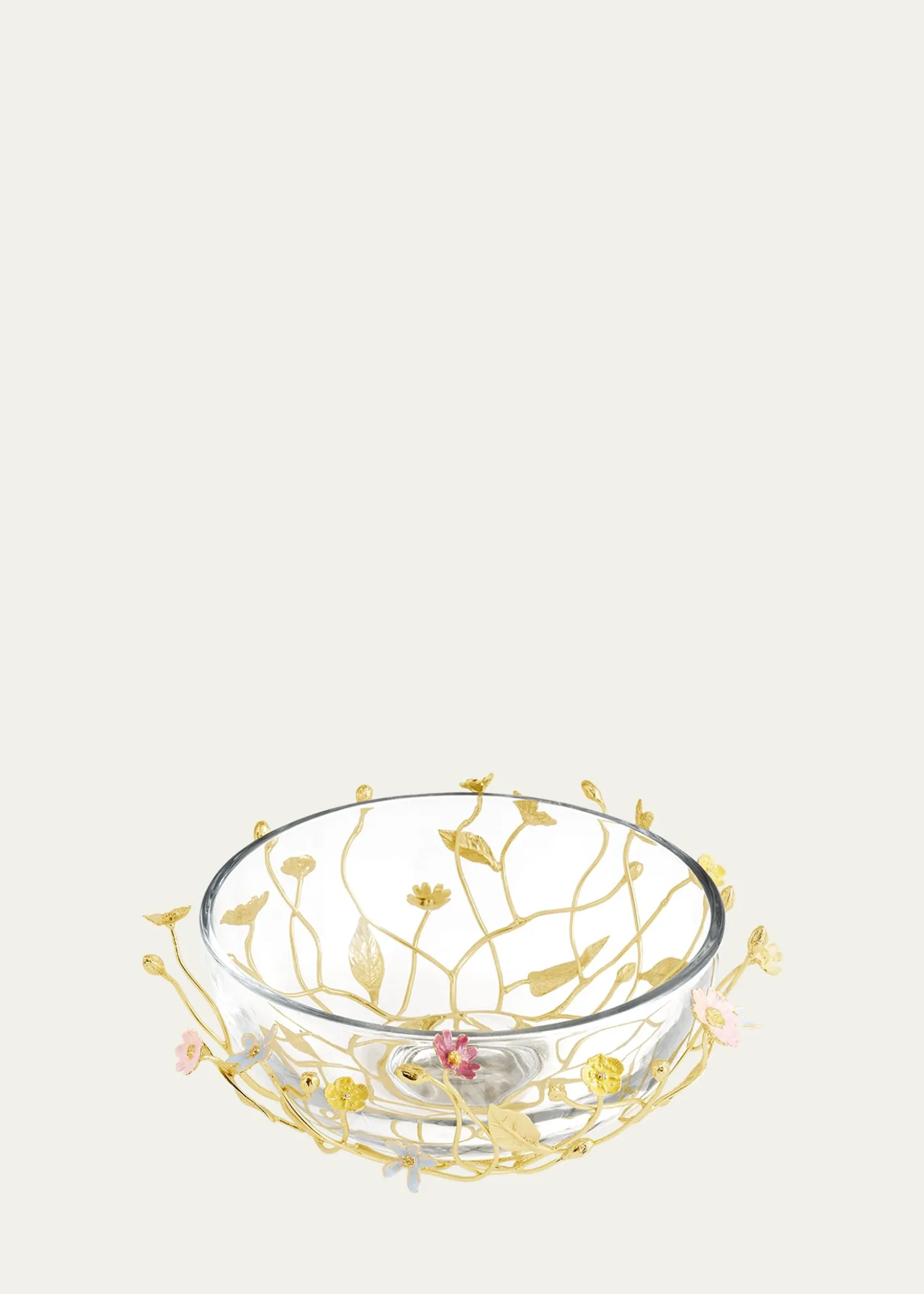 Michael AramWildflowers Serving Glass Bowl