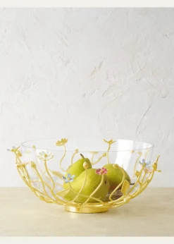 Michael AramWildflowers Serving Glass Bowl