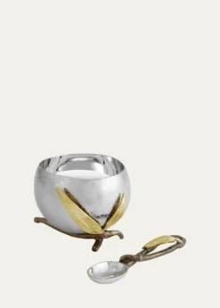 Michael AramZen Garden Nut Bowl with Spoon