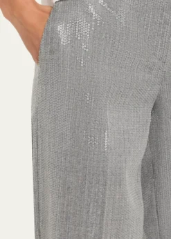 Michael Kors CollectionCamilla Sequin Pinstripe Wide-Leg Trousers