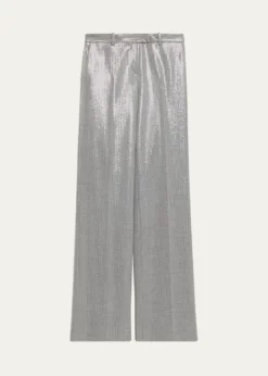 Michael Kors CollectionCamilla Sequin Pinstripe Wide-Leg Trousers