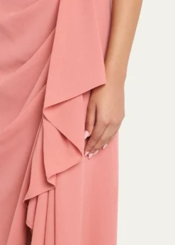 Michael Kors CollectionDraped Fluid Wool Midi Pencil Skirt