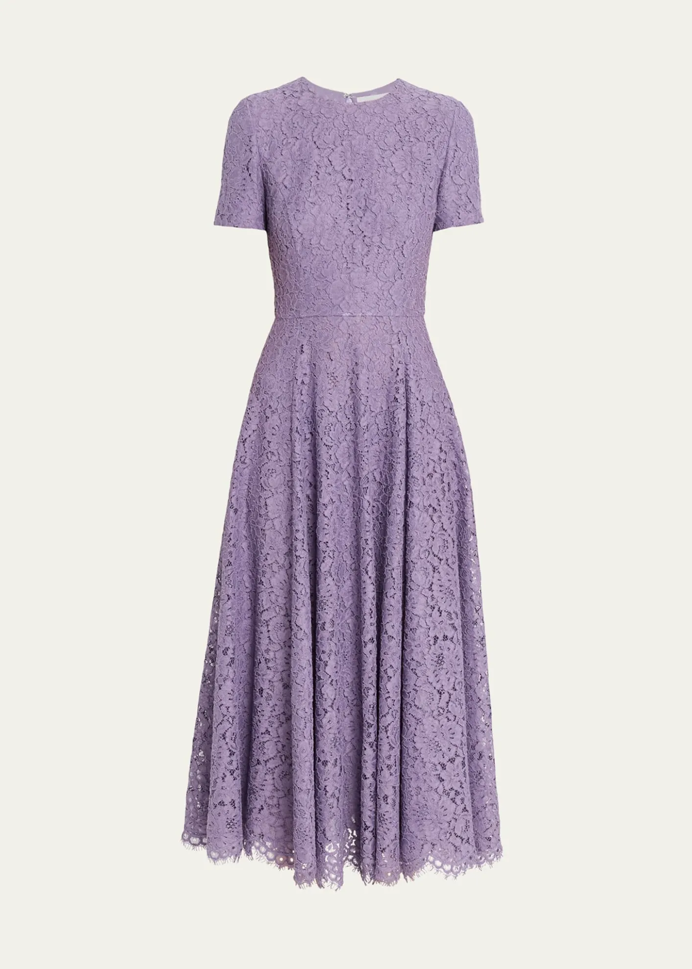 Michael Kors CollectionFloral Lace A-Line Midi Dress