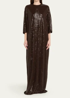 Michael Kors CollectionHand Embellished Caftan Gown