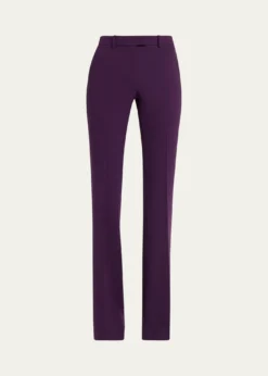 Michael Kors CollectionHaylee Flare-Leg Stretch Wool Trousers