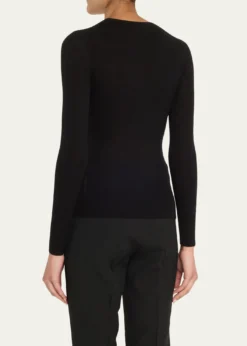 Michael Kors CollectionHutton Ribbed Cashmere Pullover