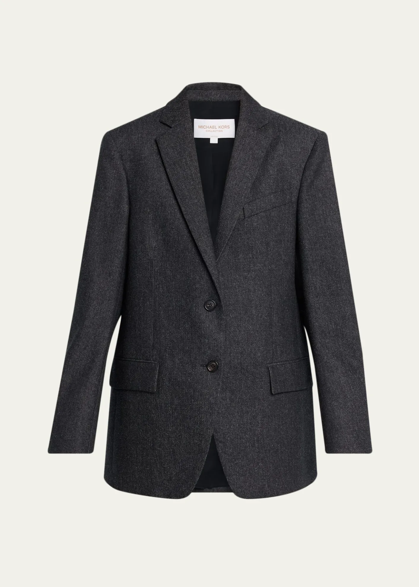 Michael Kors CollectionNico Two-Button Wool Blazer
