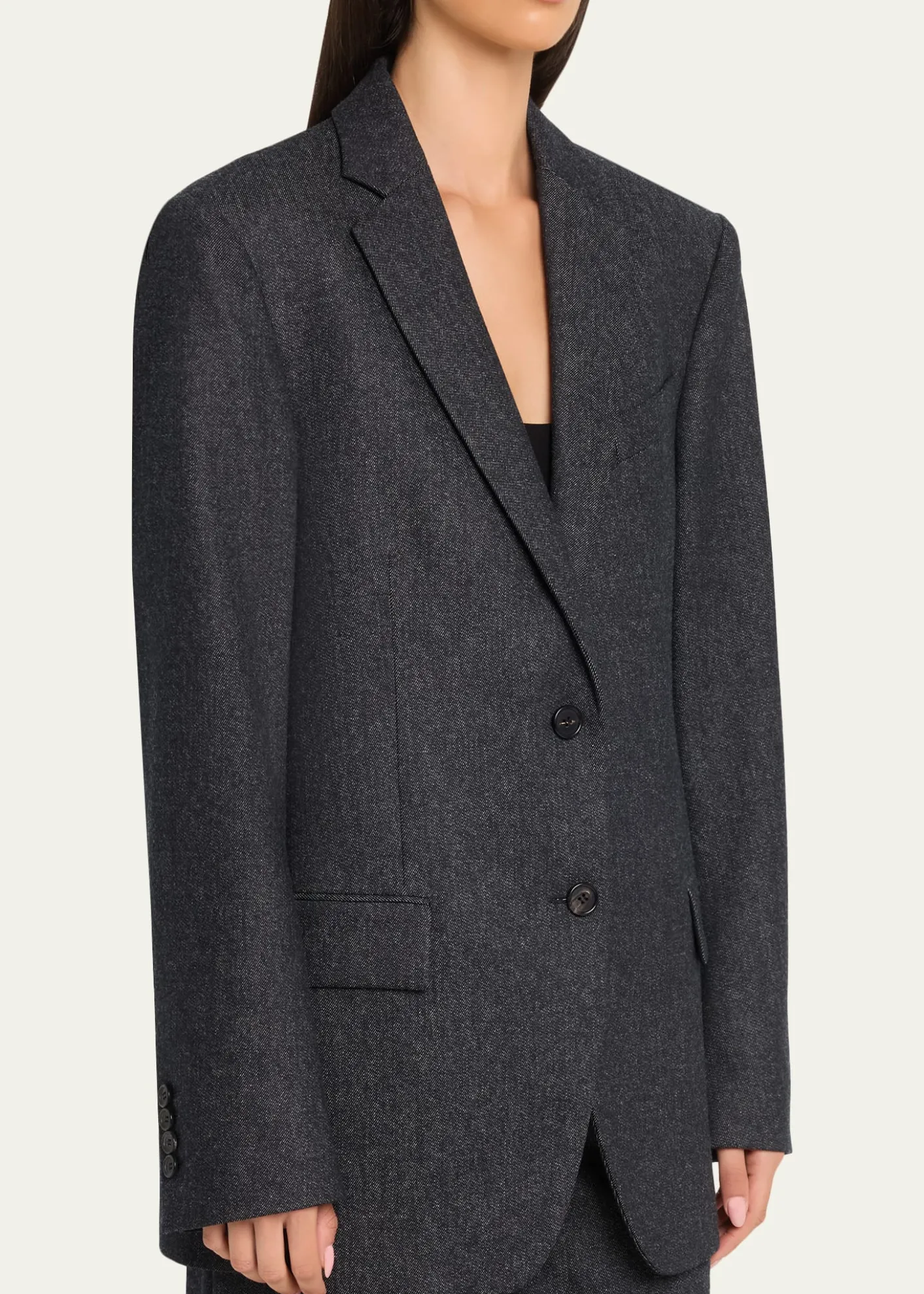 Michael Kors CollectionNico Two-Button Wool Blazer