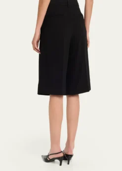 Michael Kors CollectionPleated Wide-Leg Bermuda Shorts