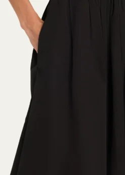 Michael Kors CollectionRuched Cotton Bubble Midi Skirt