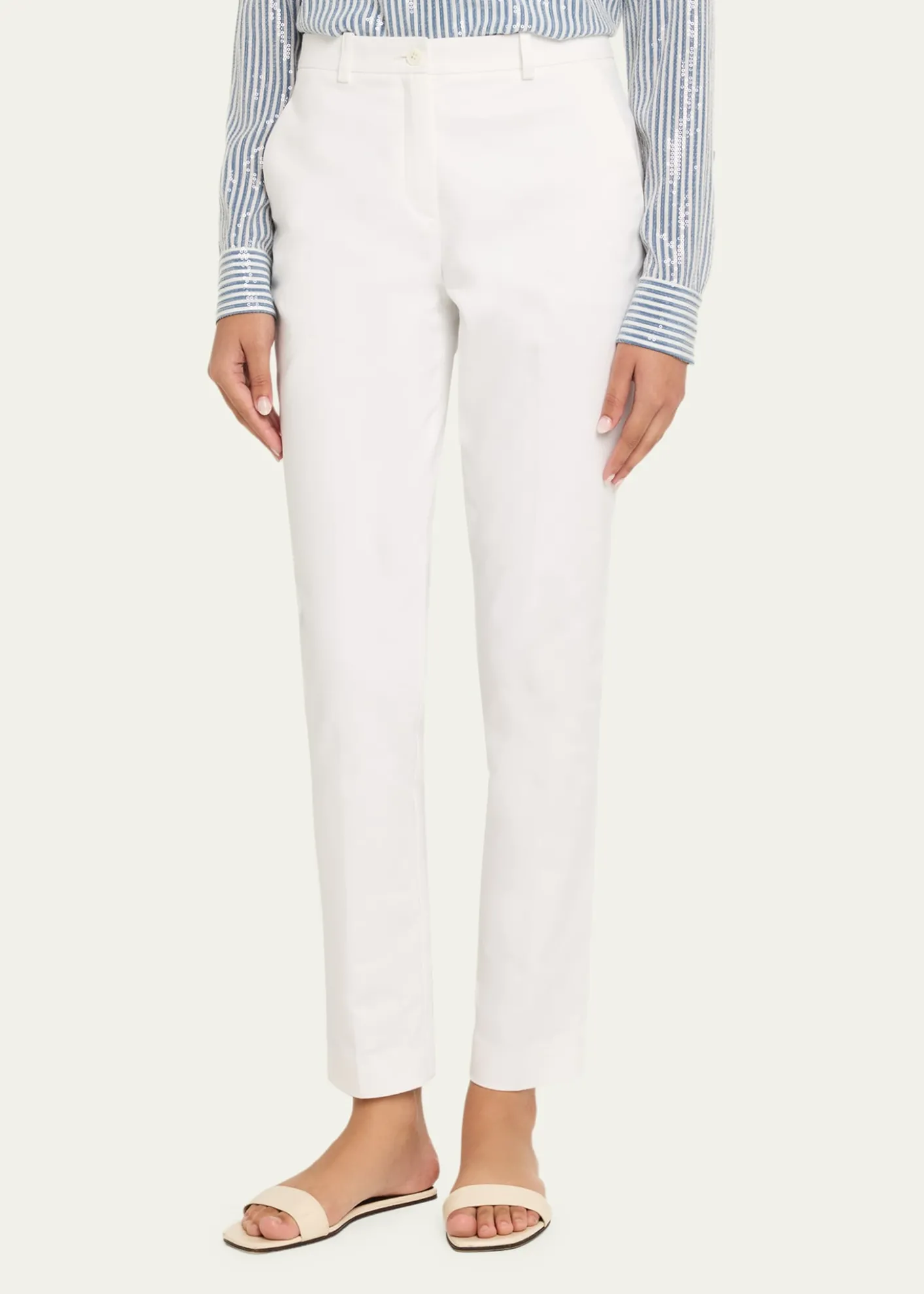 Michael Kors CollectionSamantha Slim Double Crepe Pants
