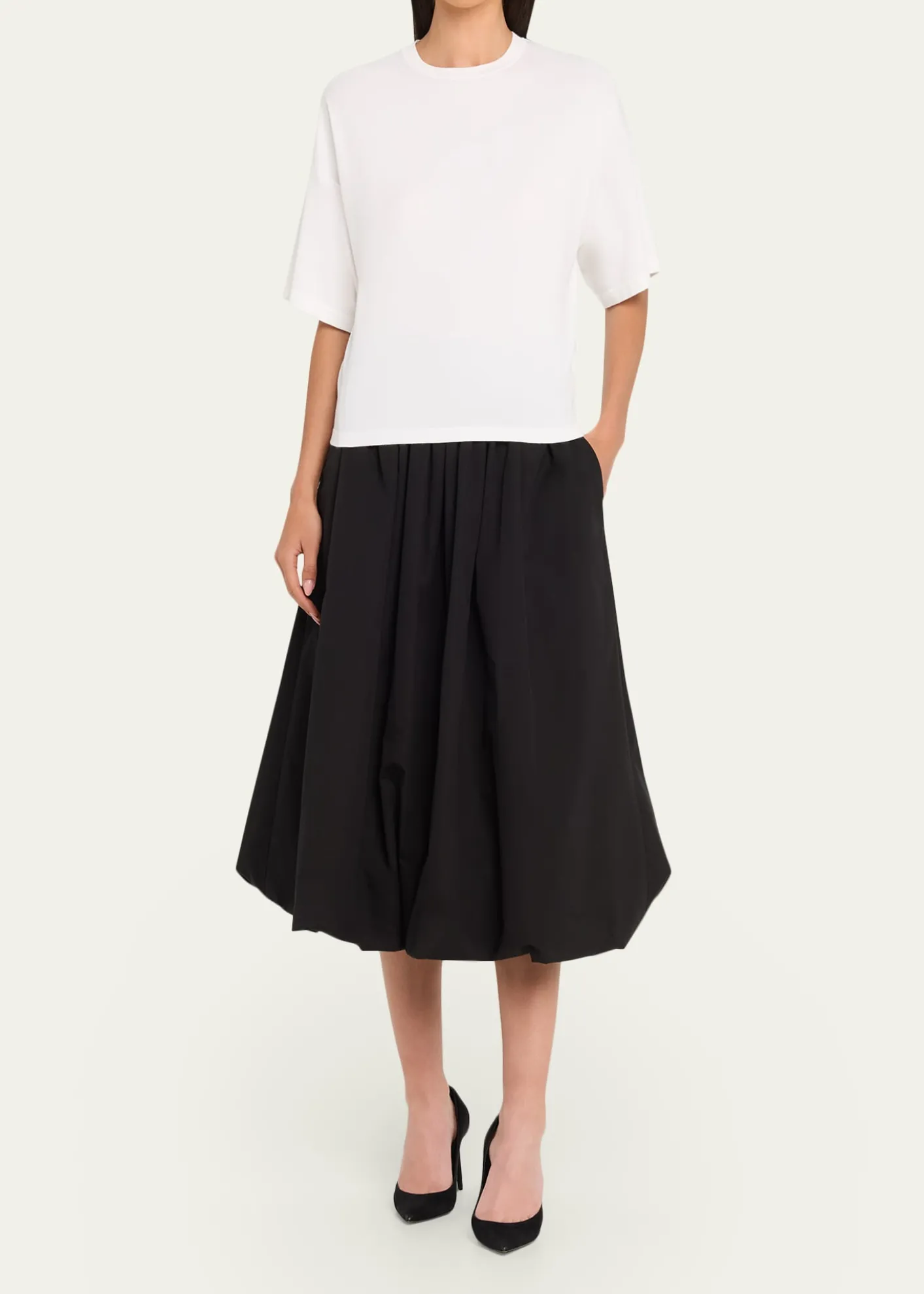 Michael Kors CollectionShaun Crewneck Boxy Tee