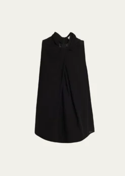 Michael Kors CollectionSleeveless Knotted Wool Shell