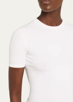 Michael Kors CollectionStretch Viscose Short-Sleeve Sweater