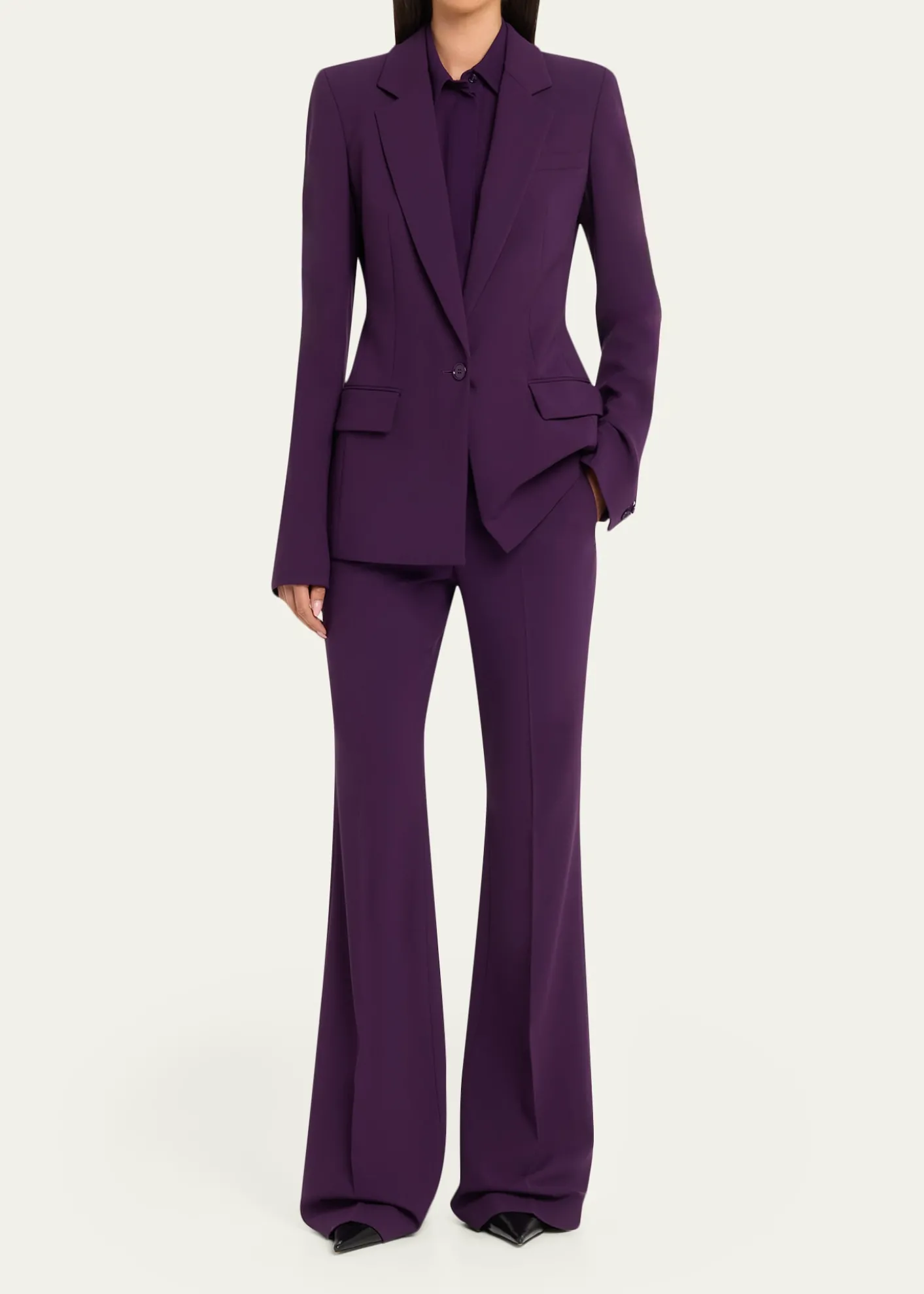 Michael Kors CollectionTailored Single-Button Blazer