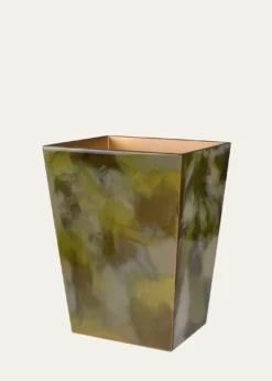Mike & AllyElan Wastebasket, Green