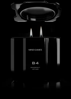 MIND GAMESB4 Black Knight Grapefruit Vetiver Luxury Candle, 10 oz.