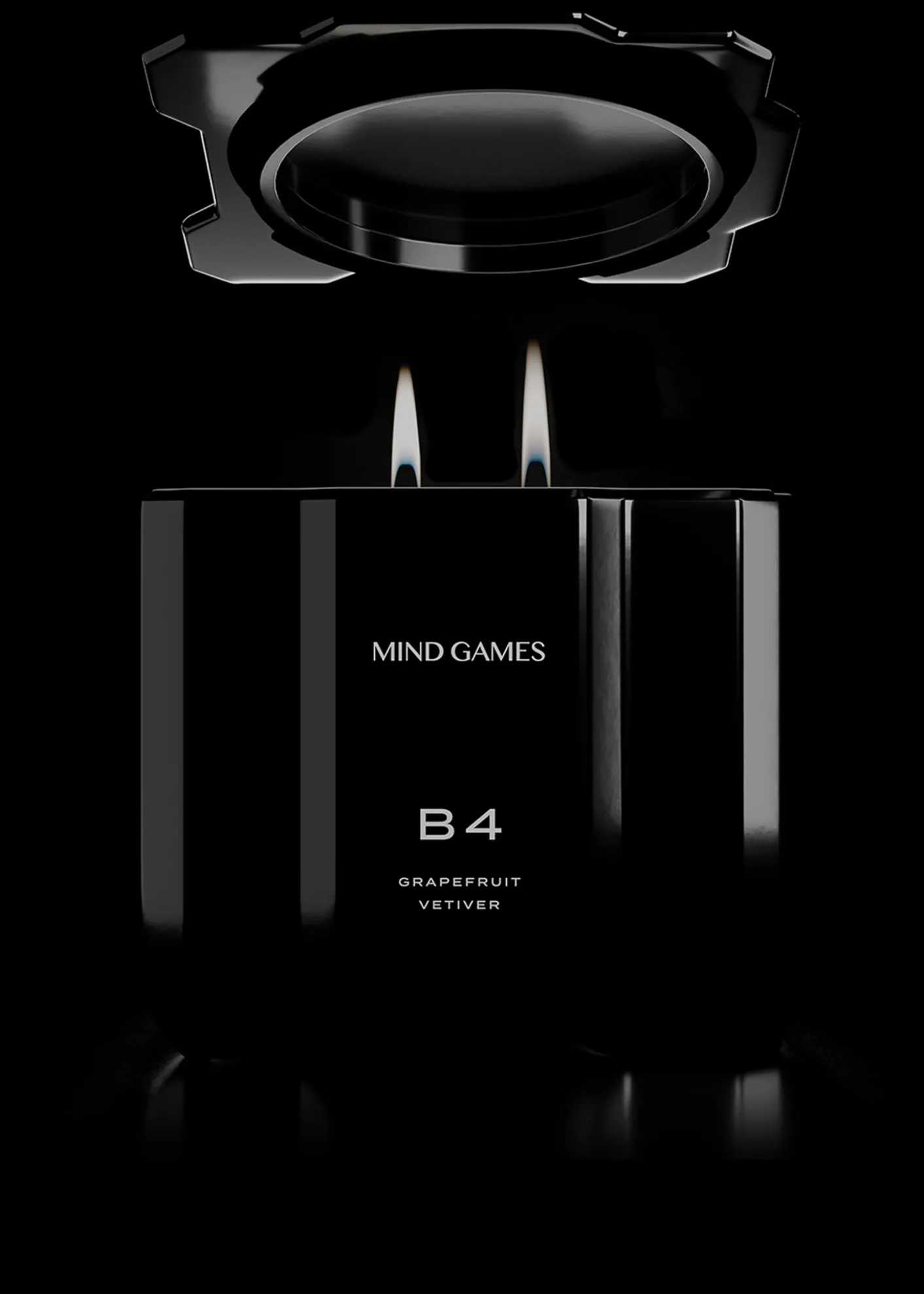 MIND GAMESB4 Black Knight Grapefruit Vetiver Luxury Candle, 10 oz.