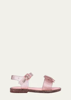 Mini MelissaGirl's Bow PVC Sandals, Baby/Toddlers