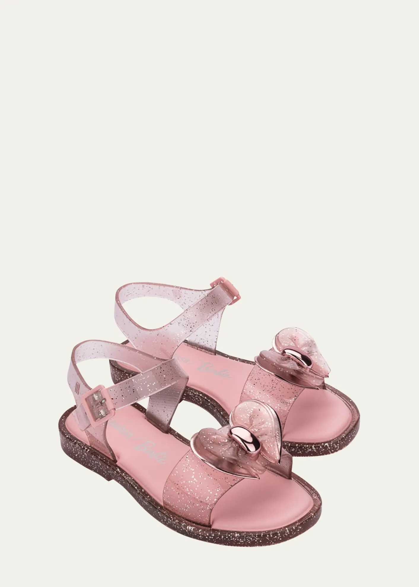 Mini MelissaGirl's Bow PVC Sandals, Baby/Toddlers